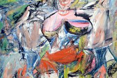 32A Woman and Bicycle - Willem de Kooning 1952-53 Whitney Museum Of American Art New York City